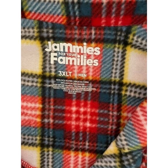 Jingle Bell Rock Notch Pajama Top & Pajama Bottoms Set 3XLT (3737) - Picture 3 of 6
